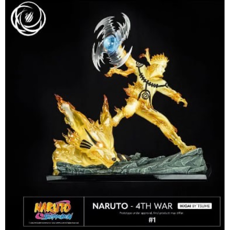現貨❥TSUME ART IKIGAI系列 正版授權火影忍者-鳴人4TH WAR GK雕像
