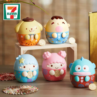 【模幻力量】現貨 香港 7-11 限定 三麗鷗 Sanrio characters 圓咕 Luck 錢罌 存錢筒 共八款