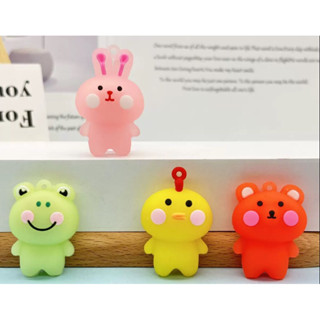 【阿提獅特】🐾臺灣現貨+發票🐾多款卡通吊飾 奶油膠配件DIY材料 造型娃娃立體擺件配件手作材料卡通鑰匙圈汽水動物飾品掛飾