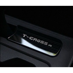 出清T-Cross 現貨 不鏽鋼黑鈦拉絲 裝飾 把手 音響框 玻璃升降開關USB面板 大燈控制 改裝