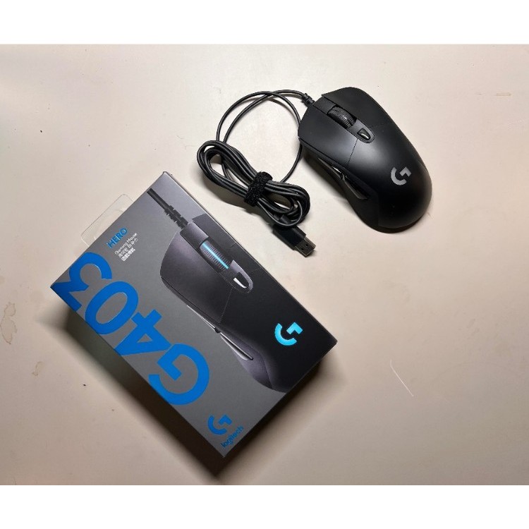 羅技G403電競滑鼠-保固內-台灣電商平台購入