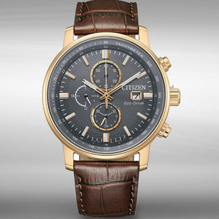 甜甜價 CITIZEN 星辰 亞洲限定 情人節推薦款 光動能計時手錶-43mm/CA0843-11H