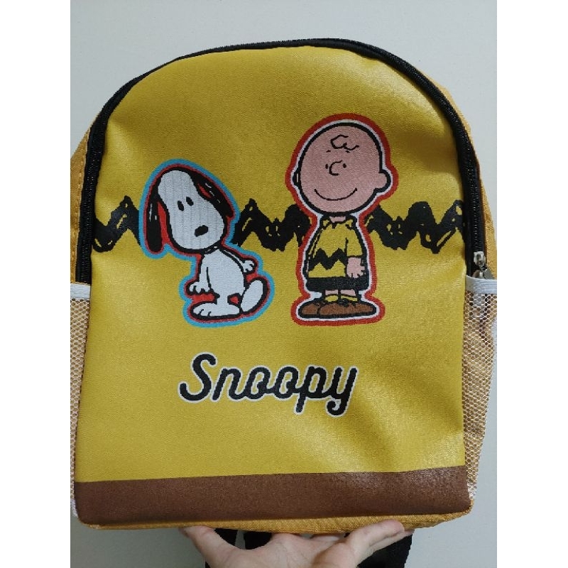 全新 迪士尼 米奇 米老鼠 史努比 SNOOPY  後背包 側背兩用包 兒童書包 後背包 書包 背包
