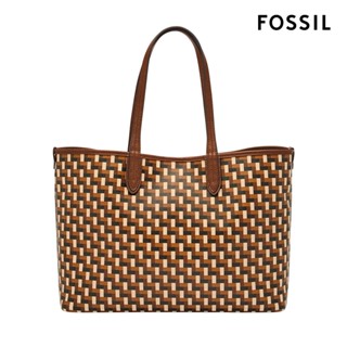 【FOSSIL 官方旗艦館】Williamson 托特包-咖啡階梯 ZB11020249
