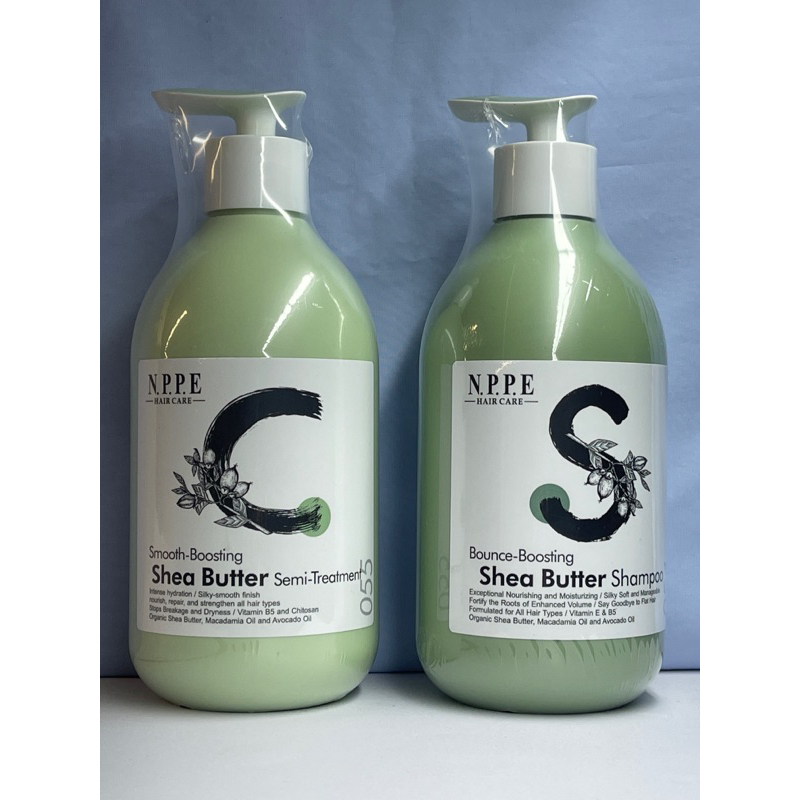 NPPE采蒂乳木果油深度Q潤洗髮精、柔潤護髮素