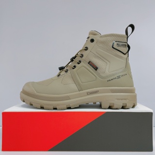 PALLADIUM PAMPA X TECH 男女款 墨綠色 米其林聯名 防水 耐磨 雨鞋 休閒靴 74067-308