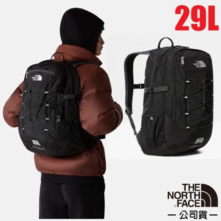 【The North Face】抗撕裂多功能後揹包 29L 通勤休閒包 電腦包/可容15吋筆電 黑灰 CF9C