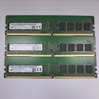 美光DDR4 4G 2133MHz 4GB 1RX8 PC4-2133P 桌機記憶體