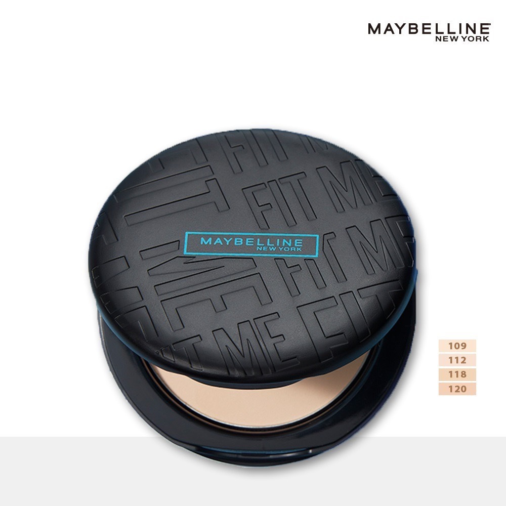 新款⭐️媚比琳 Maybelline FIT ME反孔特霧柔焦空氣粉餅 空氣小圓餅