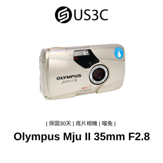 Olympus Mju II 35mm F2.8 喵兔 定焦版 底片相機 傻瓜相機 二手相機