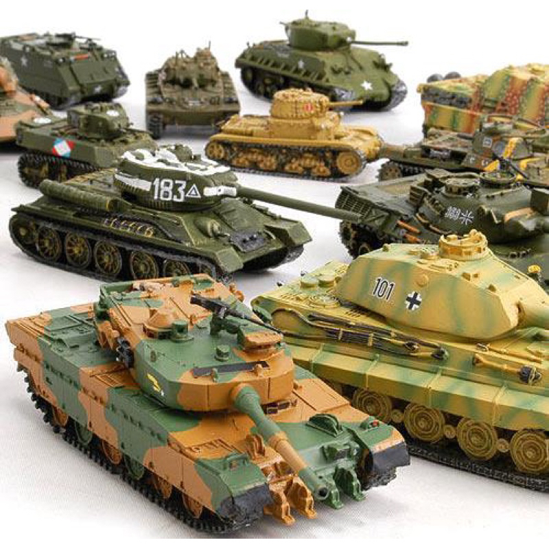 多款可選！ Delprado 1/60 Battlefield 戰車 坦克 模型 美軍 德軍 兒童玩具