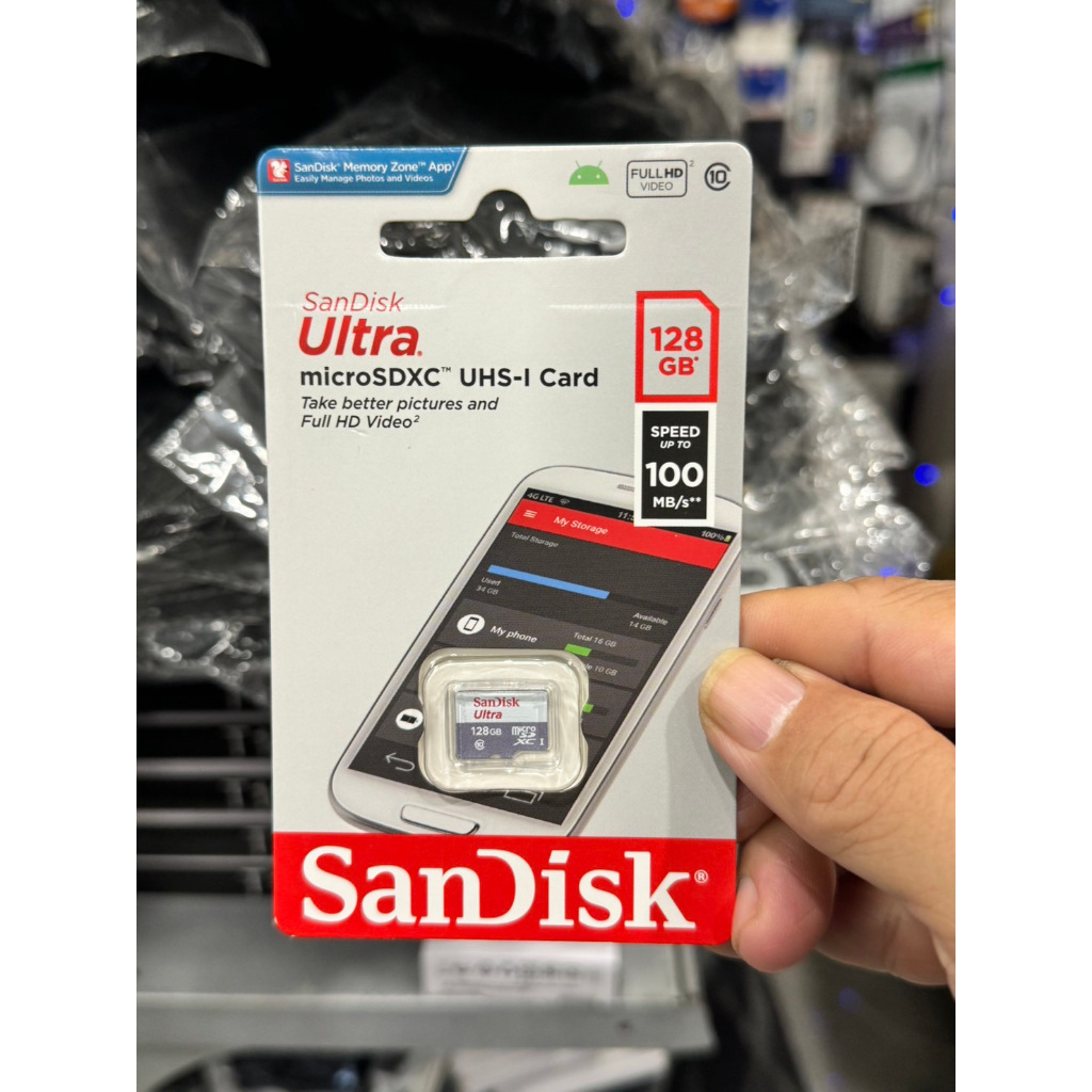 【增你強公司貨&amp;7年保固】高速記憶卡  SanDisk Ultra microSD 128GB記憶卡