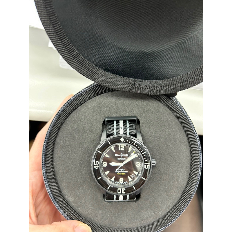 Swatch X Blancpain 寶珀 Fifty Fathoms 五十噚 海洋 手錶 精品