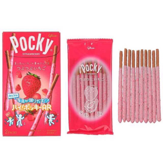 | 現貨 | 日本 Glico 格力高Pocky百奇 苦甜可可60% 顆粒草莓 巧克力棒 巧克力餅乾棒