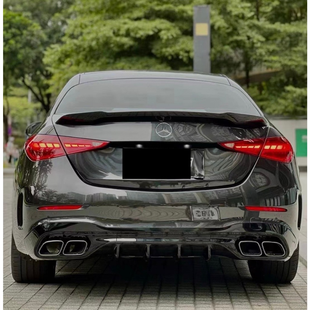 - 宗蒼車身設計 - BENZ 賓士 新款 W206 升級 C63後擾流 四出 尾管 C200 C300 C43