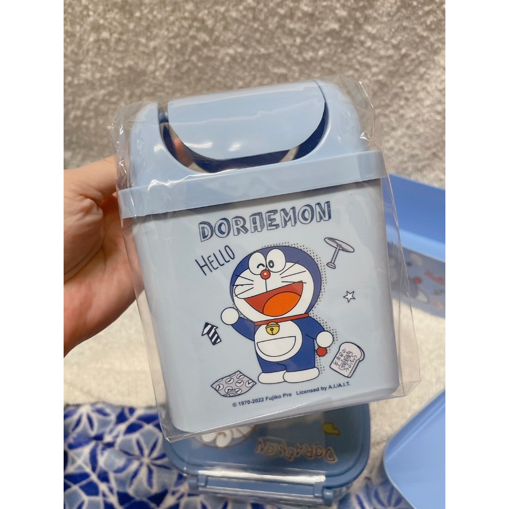 👉現貨✔️泰國代購 哆啦A夢 桌面小垃圾桶 垃圾桶 Doraemon