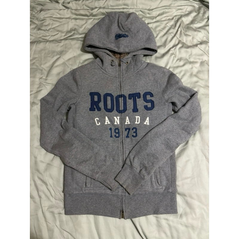 Roots 內刷毛連帽外套 女 s號~1130103