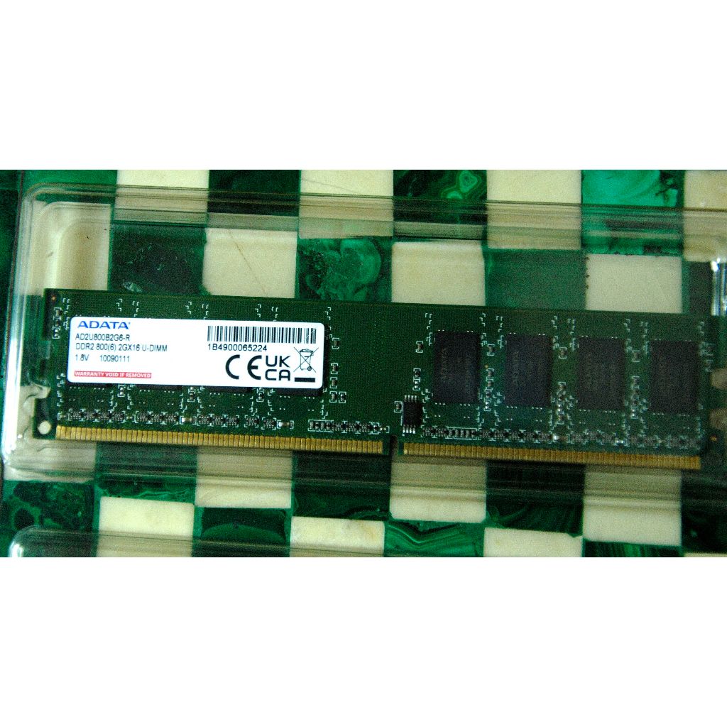 M26 ADATA DDR2 2G AD2U8002G6-R 雙面顆粒 桌上型電腦專用記憶體