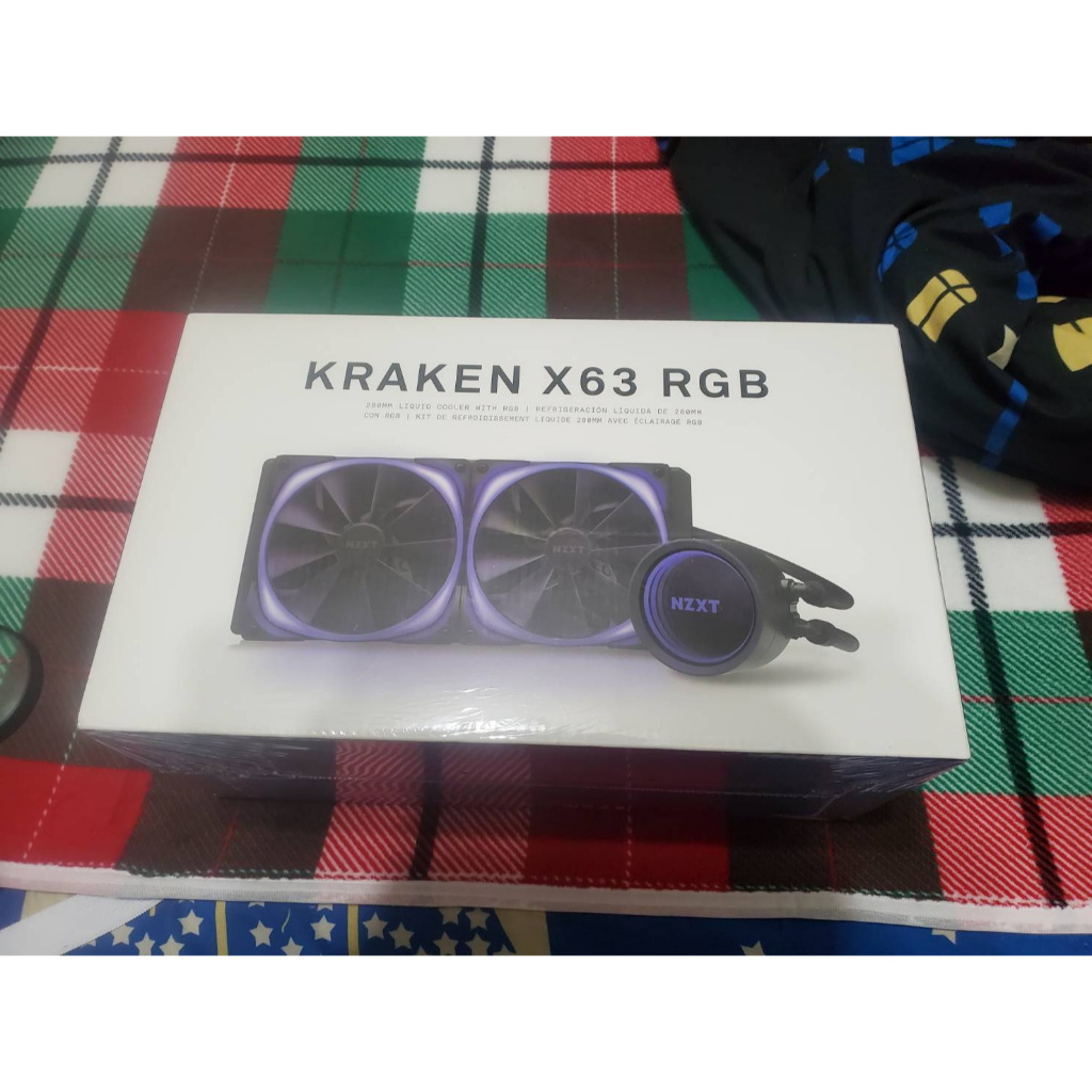 全新 NZXT美商恩傑 Kraken X63 RGB 280mm 水冷(白)