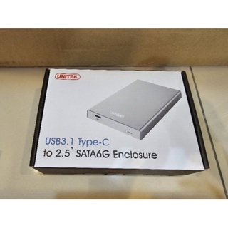 UNITEK USB3.1 Type-C 2.5吋 硬碟 外接 盒 SATA SSD HDD 隨身硬碟