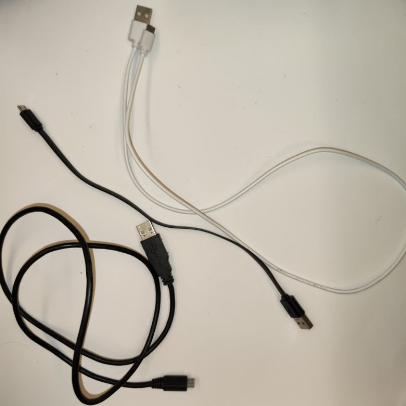 micro USB 二手 黑 29cm, 黑 93cm, 白 80公分