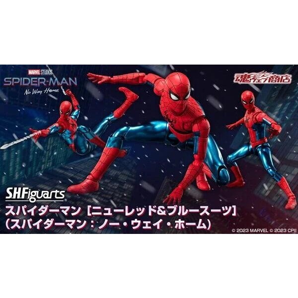 【樂宇模型】代理版 萬代 S.H.F SHF 蜘蛛人 新版紅藍戰衣 無家日