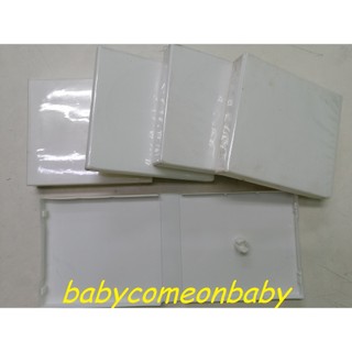 生活用品 CD VCD DVD 光碟片 整理盒 白色 5個一起賣