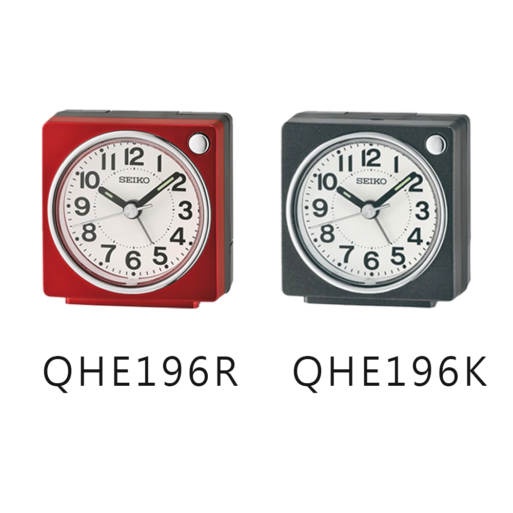 【WANgT】SEIKO 日本精工 QHE196R QHE196K 滑動式靜音秒針-鬧鐘 QHE118升級款