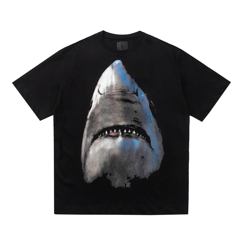 紀梵希經典鯊魚印花短袖T恤