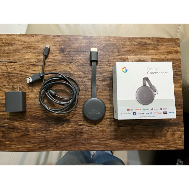 【Google Chromecast3】第三代 黑色 HDMI 媒體串流播放器 電視棒 近全新