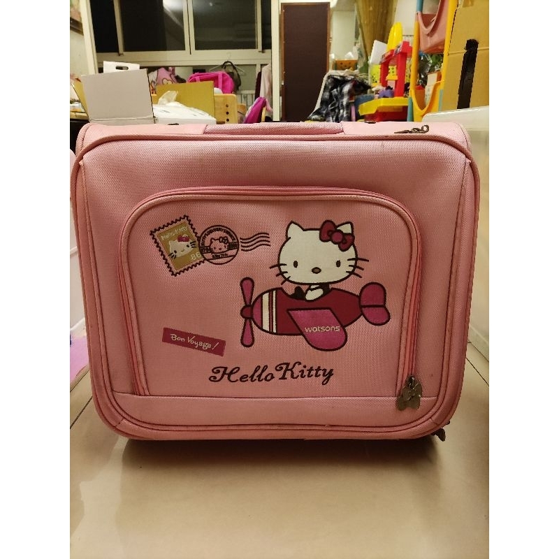 二手 屈臣氏 Hello Kitty 袋我去旅行登機箱 行李箱 大特價 優惠價 滿額免運 蝦幣回饋