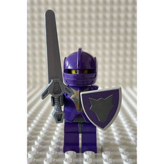 LEGO樂高 二手 絕配 城堡系列 8877 未來騎士 紫色騎士 騎士