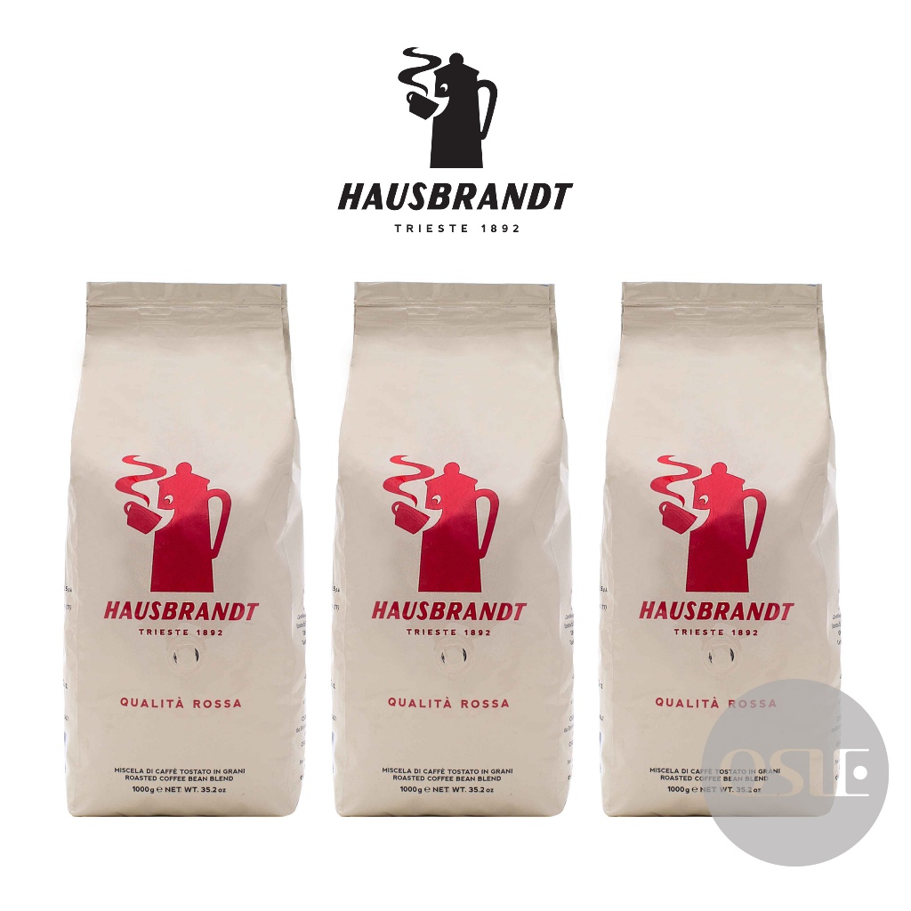 【大量優惠】3kg/3包/箱 義大利 Hausbrandt Rossa紅牌 配方咖啡豆