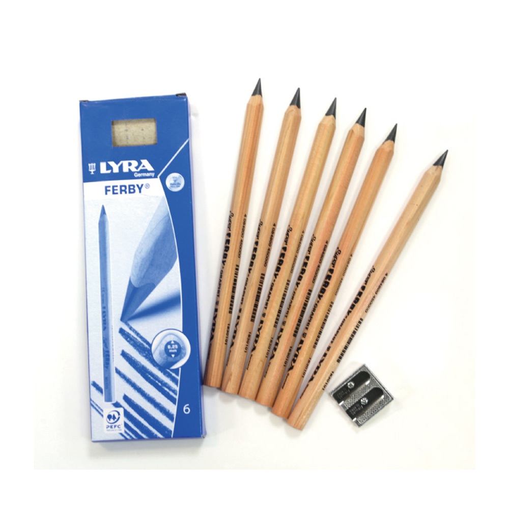 【德國LYRA】兒童三角原木鉛筆(17.5cm) 6入/組 5002294