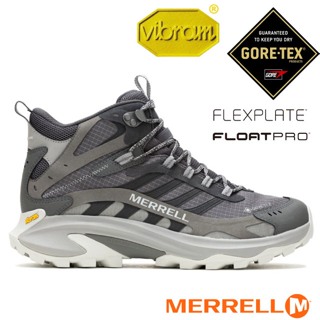 【MERRELL】送》男 款多功能防水透氣中筒登山健行鞋 GORE-TEX 登山鞋_熔岩煙灰_ML037503