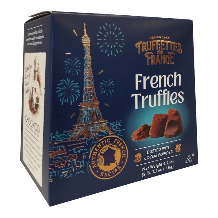 Truffettes de France 松露造型巧克力風味球 1公斤 (內有500克X2包)