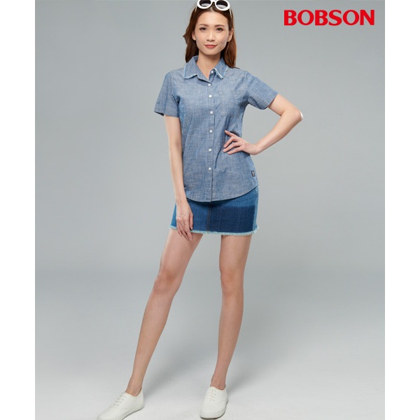 BOBSON 女款牛仔短裙(D112-53)
