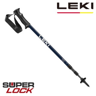【 LEKI 】Eagle 橡膠握把鋁合金無避震旋轉登山杖 65320111-一對(2支裝出貨)