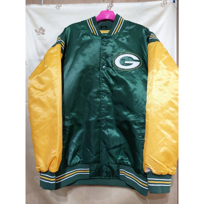 Starter 古著棒球外套 綠灣包裝工 美式足球Packers