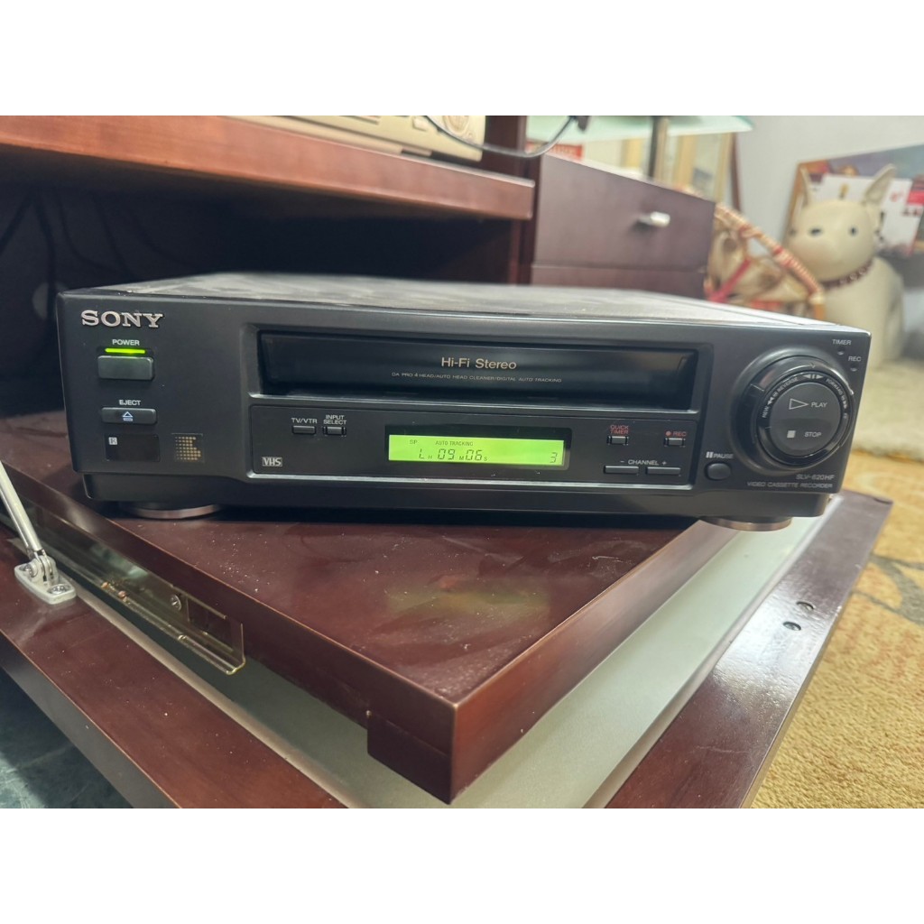 【二手故障品】早期SONY VHS錄放影機 (Model: SLV-620HF)