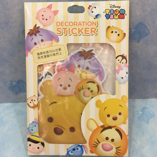 (TS SHOP)迪士尼 tsum tsum 維尼 跳跳虎 驢子豬米奇 行李箱貼紙 安全帽貼紙 汽車 機車貼紙 防水貼紙