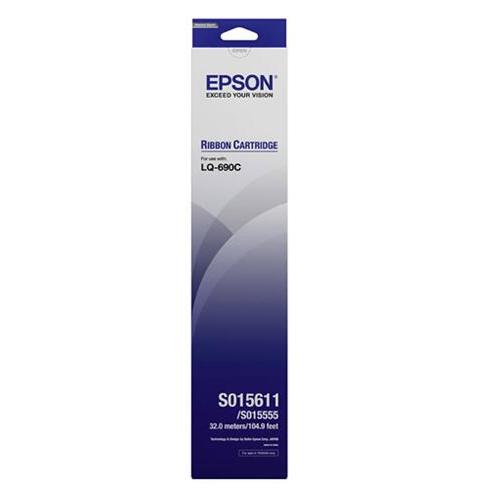 EPSON 原廠色帶S015611 黑(LQ-690C)