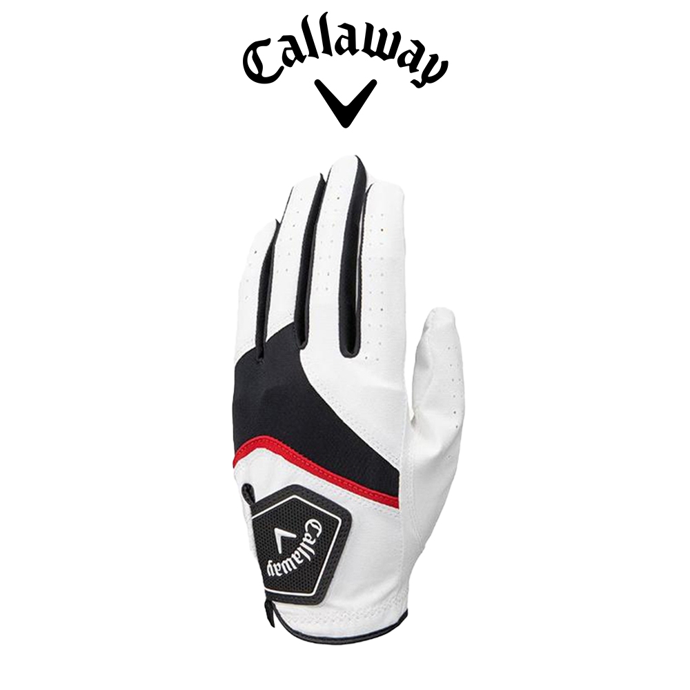 【Callaway 卡拉威】WARBIRD GOLF GLOVE '23 男士 高爾夫球手套 白/黑