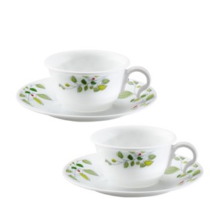 【美國康寧 CORELLE】 綠野微風4件式咖啡杯組 (D04)