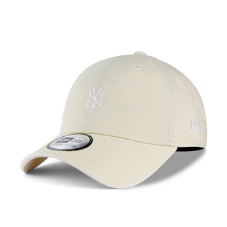 【NEW ERA】CASUAL CLASSIC MLB NY 洋基 米白 小標 軟板 老帽【ANGEL NEW ERA】