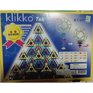 益智玩具Klikko Tek KT-900 工程智慧片 3歲以上合適