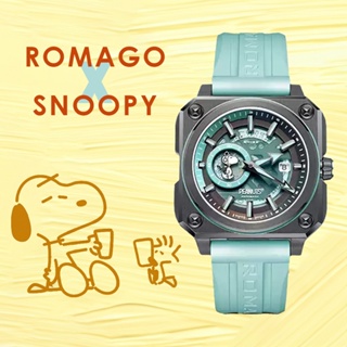 【WANgT】ROMAGO 雷米格 史努比飛行系列 RM112-REB 贈鋼錶帶 限量 Snoopy 夜光 瑞士 機械錶