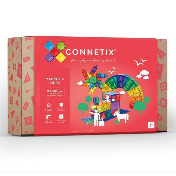 【樂森藥局】澳洲 Connetix 彩虹磁力積木-超級豪華組 (212pc)