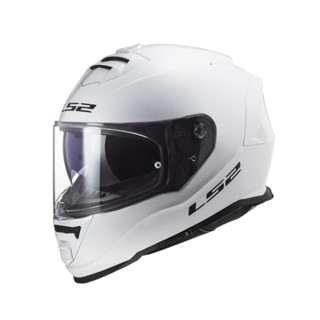 LS2 安全帽 FF800 STORM-II solid 素色 素白 內墨鏡 耳機槽 排齒插扣 全拆洗 全罩