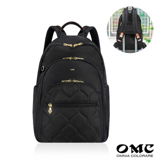 【OMC】纖美大容量旅行休閒後背包(無胸扣)23420(黑色)
